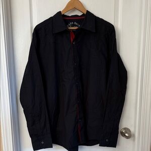Hard Rock Cafe Black and Red Men's Shirt Jacket
